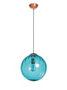 Lampa wewnętrzna, wisząca Famlight Arran opric baltic green, stal nierdzewna