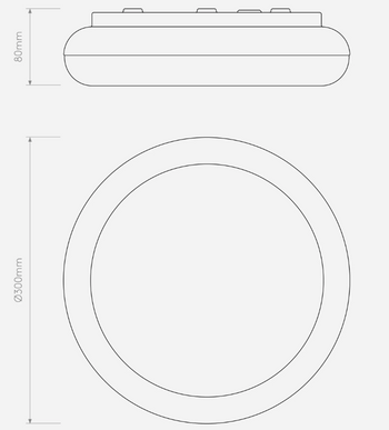 Lampa wewnętrzna, sufitowa Astro Altea 300