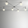 Lampa wewnętrzna, sufitowa Estiluz Circ R12.4S2M 26BLK