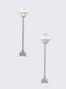 Lampa zewnętrzna, słupek Bolonia 314, biały