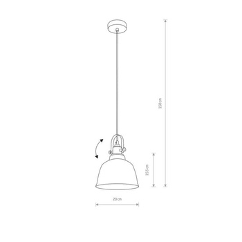 Lampa wisząca Nowodvorski Amalfi M, srebrny