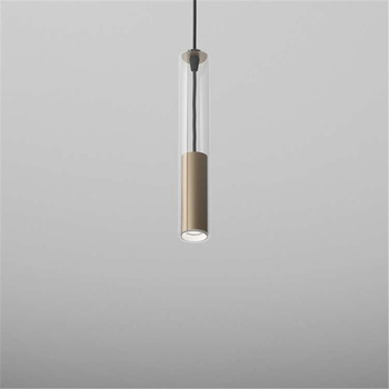 Lampa wewnętrzna, wisząca AqForm Modern Glass złota, ekspozycja