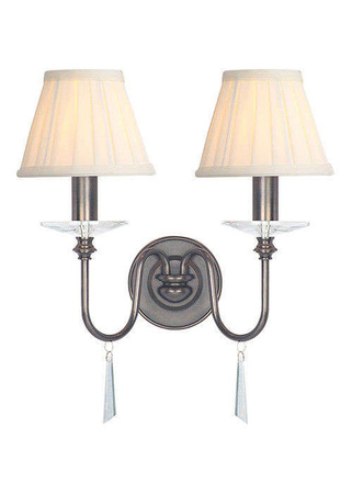 Lampa wewnętrzna, ścienna Elstead Finsbury Park FP2 POL NICKEL