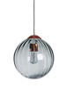 Lampa wewnętrzna, wisząca Famlight Arran optic gray, mosiądz/miedź