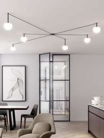 Lampa wewnętrzna, sufitowa Estiluz Circ R12.4S2M 26BLK