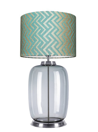 Lampa wewnętrzna, stojąca Famlight Laut Table stone blue