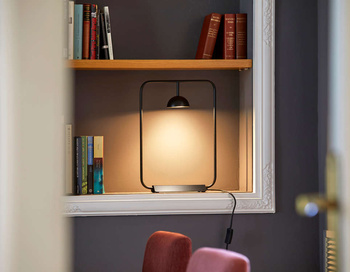 Lampa wewnętrzna, stojąca Estiluz Cupolina M-3937 26 BLK