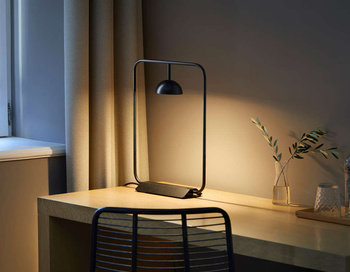 Lampa wewnętrzna, stojąca Estiluz Cupolina M-3937 26 BLK