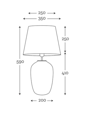 Lampa wewnętrzna, stojąca Famlight Maui S blur