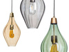 Lampa wewnętrzna, wisząca Famlight Savaii optic lister black, miedź/mosiądz