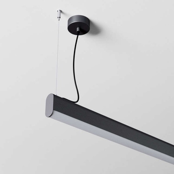 Lampa wewnętrzna, wisząca Cleoni Avar 570 czarna oval