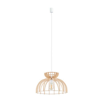 Lampa wisząca Nowodvorski Kymi C, naturalne drewno