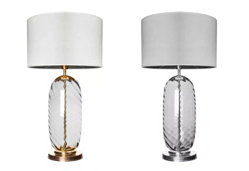 Lampa wewnętrzna, stojąca Famlight Chloe Lister Grey