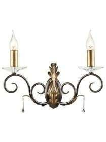 Lampa wewnętrzna, ścienna Elstead Amarilli AML2 BLK/SILVER