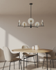 Lampa wewnętrzna, wisząca Aromas Erto alabaster
