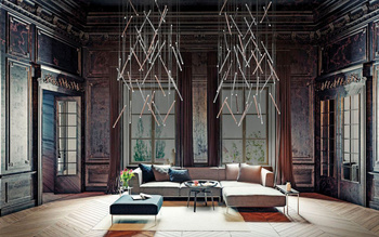 Lampa wewnętrzna, wisząca Lodes A-Tube Nano Duo 158032