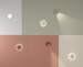 Lampa wewnętrzna, ścienna Vibia Dots 4660