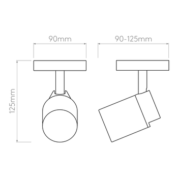 Lampa wewnętrzna, sufitowa Astro Como Single