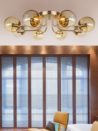 Lampa wewnętrzna, sufitowa Famlight Bacan ceiling, stal nierdzewna
