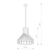Lampa wisząca Nowodvorski Bio, naturalne drewno