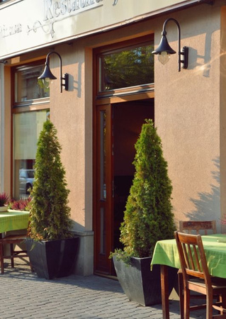 Lampa zewnętrzna, elewacyjna Florencja 800, biały