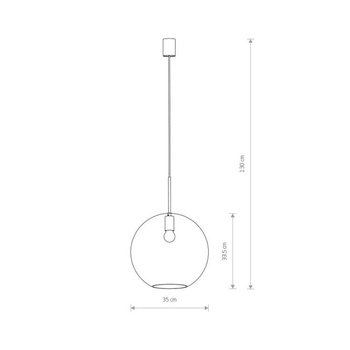Lampa wisząca Nowodvorski Sphere XL
