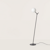 Lampa wewnętrzna, podłogowa Aromas Atom, mosiądz