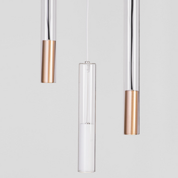 Lampa wewnętrzna, wisząca AqForm Modern Glass złoty, ekspozycja