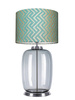 Lampa wewnętrzna, stojąca Famlight Laut Table stone blue