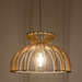 Lampa wisząca Nowodvorski Kymi C, naturalne drewno