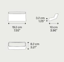 Lampa wewnętrzna, LODES AILE, ścienna, k. czarny, 3000K, Outlet