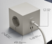 Kostka zasilająca 3 x Gniazdo Schuko typ F + 2 x USB C Avolt Square 1