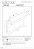 Lampa zewnętrzna, THESI LED Wall Light 6W IP54 3000K Black, 27881/06/30