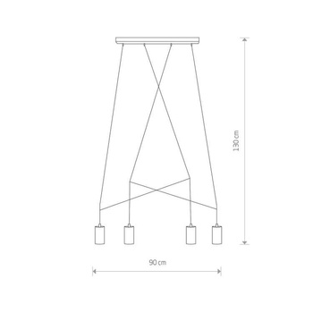 Lampa wisząca Nowodvorski Imbria, czarny