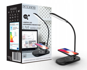 LAMPKA LED Z ŁADOWARKĄ INDUKCYJNĄ LIVI WIRELESS MA017