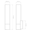 Lampa wewnętrzna, ścienna Astro Kyoto 365