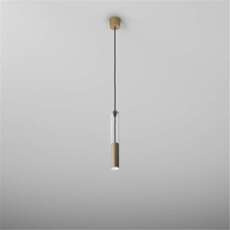 Lampa wewnętrzna, wisząca AqForm Modern Glass złota, ekspozycja