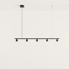 Lampa wewnętrzna, wisząca Aromas Lyb, czarny