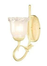Lampa wewnętrzna, ścienna, łazienkowa Elstead Olivia BATH/OV1 IVORY/GOLD