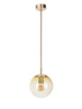 Lampa wewnętrzna, wisząca Famlight Bacan stick, stal nierdzewna