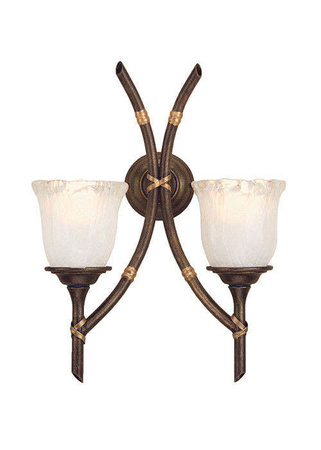 Lampa wewnętrzna, ścienna Elstead Bamboo BB2/B BRZ PATINA