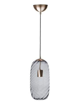 Lampa wewnętrzna, wisząca Famlight Chloe Black optic, miedź/mosiądz