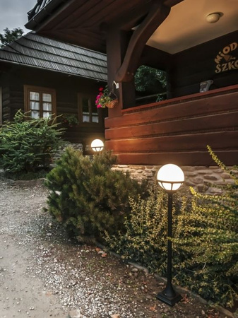 Lampa zewnętrzna, słupek Bolonia 314, biały