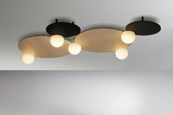 Lampa wewnętrzna, sufitowa Estiluz Circ T-3825 26BLK