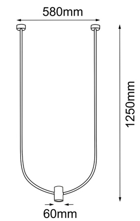 Lampa wisząca No.C – Platynowa, ekspozycja