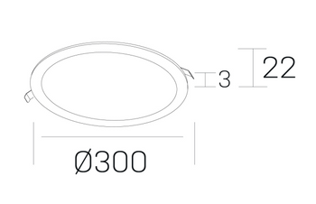 OPRAWA PODTYNKOWA KOHL LIGHTING DISC LED