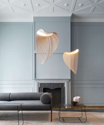Lampa wewnętrzna, wisząca Luceplan Illan 60x40
