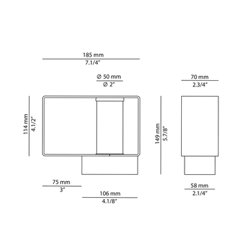 Lampa zewnętrzna, stojąca Estiluz Frame P-4054X