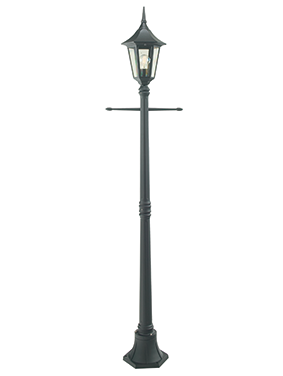 Lampa zewnętrzna, latarnia Norlys Milano 401, czarny