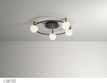 Lampa wewnętrzna, sufitowa Estiluz Circ t-3810S 61S GLD
